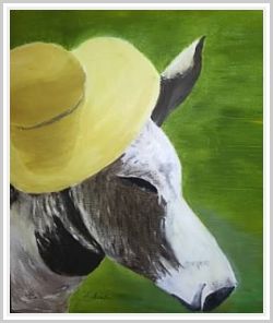 Donkey7 with hat